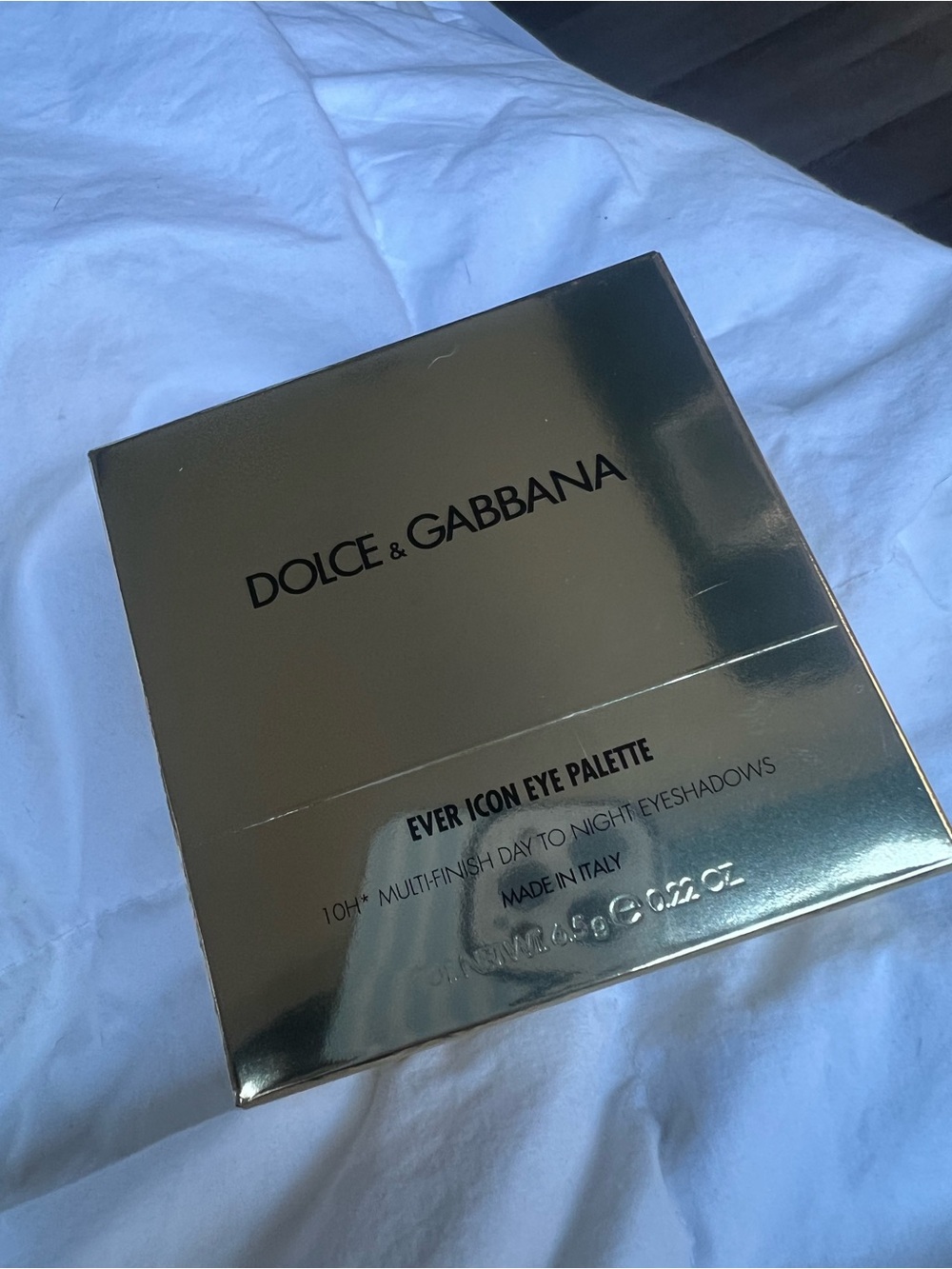 Dolce & Gabbana Eye Palette in Metallic Gold Packaging